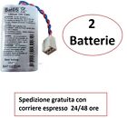 2 batterie  BATLI05  BAT05 per allarme  Daitem Logisty