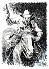 MAJO - Tavola originale Tex  "Tex a cavallo" illustrazione n.3