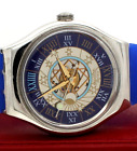 Swatch Tresor Magique Platino Automatico Blu Argento 36mm Orologio da Uomo Ref: