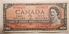 Banconota da 2 Dollari Canada Ottawa 1954