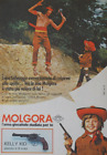 Pubblicità Advertising Werbung Italian Clipping 1968 PISTOLA KELLY KID MOLGORA