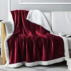 Everlasting Comfort Sherpa Fleece Soft Throw Blanket (Q9q)