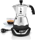 Bialetti Caffettiera Elettrica 3 Tazze Moka Automatica Nero Moka Timer 3 TZ