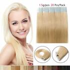 Extension Capelli Veri Biadesivo 20 Fasce 100% Remy Human Hair 40cm #613 (y6F)