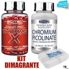 Scitec Kit Dimagrante Thermo x Termogenico + Carnitina + Cromo Picolinato