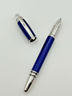 Penna Montblanc Starwalker Coolblue stilo fountain pen 14k Nib