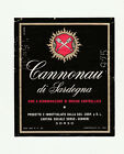 Etichetta pubblicitaria originale vino CANNONAU di Sardegna - cantina SORSO