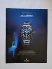 Pubblicità Advert Italia Clipping 2014   ROLEX  DEEPSEA