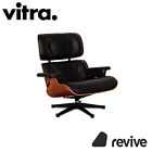 Vitra Eames Lounge Chair (ohne Ottomane) Leder Sessel Schwarz