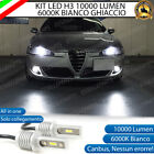 KIT LED FENDINEBBIA ALFA ROMEO 147 LAMPADE LED H3 BIANCO XENO 10.000 LUMEN