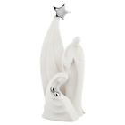 BONGELLI PREZIOSI Presepe Nativita  Bianco 37cm Natale Marmorino