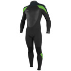 2023 O NEILL EPIC 3/2MM MENS BACK ZIP WETSUIT BLACK DAYGLOW