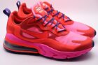 NIKE AIR MAX 270 REACT TRAINERS - MYSTIC RED AT6174-600 - WOMEN UK8.5
