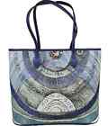 GATTINONI LINEA PLANETARIUM BIGPL6434WPQW39 SHOPPING SHOPPER BAG ACQUAMARINE