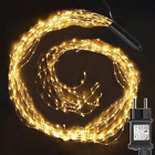 Cascata Luci Natale 2M 400 LED Cascata Di Luci per Albero Di Natale Mit Presa, 9