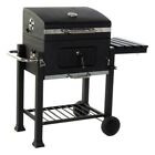 BARBECUE BBQ GRILL A CARBONE CARBONELLA GIARDINO PICNIC GRIGLIA TERMOMETRO