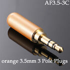 3.5mm Male female Stereo Audio Jack Plug 3 & 4 Pole DIY Solder Headphone Repair