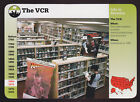 THE VCR Photo of early Video Store Raiders of Lost Ark Michael Jackson 1996 CARD