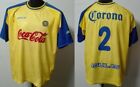 MAGLIA CLUB AMERICA AGUILAS N.RO 2 COCA COLA CORONA M/C GIALLOBLU TG. XL