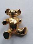 Vintage Sphinx Gold Tone Teddy Bear Brooch