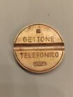 1976 GETTONE TELEFONICO IPM 7607 in gettoni da telefono di raro medaglia token #