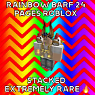 🔥RAINBOW BARF ROBLOX🔥STACKED 24 PAGES⚡200+ ITEMS/OFFSALES⚡EXTREMELY RARE