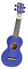 Mahalo Ukulele Soprano Blu Lucido Custodia Inclusa Legno Regalo Rainbow