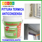 Pittura idropittura antimuffa termica murale traspirante per interni 4 litri