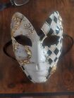 Maschera veneziana Artigianale Con Note Musicali - Carnevale