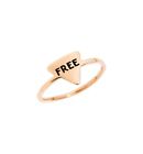 Nuovo Dodo Anello FREE Adtr19 / Free / K-46 - 9K Oro Rosa