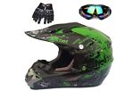 Casco Motociclo moto Bicicletta Guida sci XL occhiali guanti