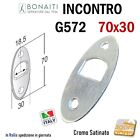 Riscontro Porta scorrevole Bonaiti Cromo Scrigno G565 G572 G573 G574 18x90 70x30