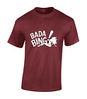 BADA BING STRIP CLUB MENS T SHIRT GANGSTERS STRIPPER RETRO TV COOL DESIGN TOP