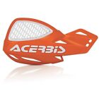 PARAMANI MOTO UNIVERSALI ACERBIS UNIKO VENT ARANCIO BIANCO CON ATTACCHI NYLON