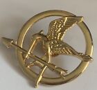 Hunger Games Mockingjay Logo Brooch Alloy Pin - Gold Colour