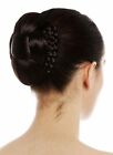 Chignon Ciambella Capelli Chignon Tradizionale Raccolti Ovale Grande Nero Rosso