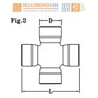 CROCIERA CARDANICA 19 x 48 - CR42