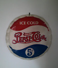 TABELLA INSEGNA BOTTONE PUBBLICITARIO PEPSI COLA  ADVERTISING BUTTON SIGN