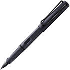 Penna stilografica Lamy Safari steel black pennino F