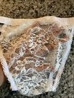 Lace tanga panties - ivory see through and soft