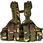 GILET TATTICO SOFTAIR TACTICAL VEST LIGHT CHEST RIG WOODLAND 6 TASCHE VG01-W