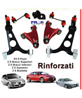 KIT BRACCI SOSPENSIONE ANTERIORI ALFA ROMEO 147 / 156 / GT 8 PEZZI RINFORZATI FR