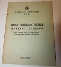 Comando Supremo piccolo vocabolario tascabile italiano tedesco 1941