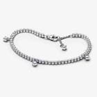 Bracciale Pandora Tennis con gocce Luminose 592401C01 Bracelet Zirconi Donna