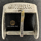 Enicar Fibbia Acciaio Steel Buckle Vintage 14mm Originale