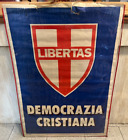 MANIFESTO POLITICO DEMOCRAZIA CRISTIANA LIBERTAS Roma 1976 vintage epoca