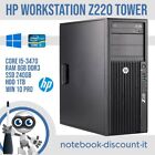 Workstation HP Z220 CMT Core i5-3470 Ram 8gb SSD 240gb + HDD 1TB Win10 GRADO B