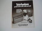 advertising Pubblicità 1979 RADIO TELEFUNKEN