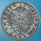 VITTORIO EMANUELE III 2 LIRE 1907 AQUILA SABAUDA SILVER COIN ARGENTO BB