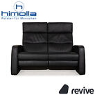 Himolla Cumuly Leder Zweisitzer Dunkelblau manuelle Funktion Sofa Couch